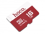 Карта памяти 16Gb - Hoco Micro Secure Digital Class 10 Red 6957531085805