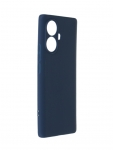 Чехол DF для Realme 10 Pro+ (5G) Silicone Blue rmCase-29