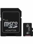 Карта памяти 32Gb - Kingston Micro Secure Digital HC Class 10 UHS-I Canvas Select SDCS2/32GB с переходником под SD