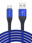 Аксессуар Jellico KDS-25 USB - MicroUSB 1.2m Blue