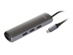 Хаб USB Baseus Grey CAHUB-J0G