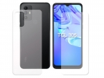Гидрогелевая пленка LuxCase для TCL 305 0.14mm Transparent Front and Back 90593