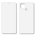 Гидрогелевая пленка LuxCase для Oppo A15S 0.14mm Front and Back Transparent 86553