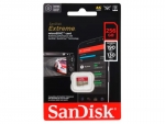 Карта памяти 256Gb - SanDisk Extreme Micro Secure Digital XC Class 10 UHS-I A2 V30 U3 SDSQXAV-256G-GN6MN