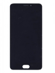 Дисплей Vbparts для Meizu M5 Note матрица в сборе с тачскрином Black 018488