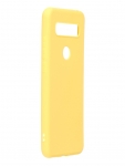 Чехол DF для TCL 10 SE Silicone Yellow tcCase-01