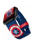 Аксессуар Ремешок MobyFox для APPLE Watch Marvel Insignia Collection Captain America Blue ST-MRV22ICN2103