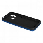 Чехол DF для Xiaomi Redmi 12C / Poco C55 с магнитом и кольцом Dark Blue xiArmor-01
