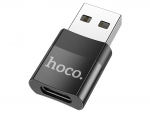 Аксессуар Hoco UA17 USB 2.0 Type-C Black 6931474762009