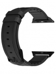 Аксессуар Ремешок SwitchEasy для APPLE Watch 42-44-45mm Hybrid Leather-Silicone Black Black GS-107-214-274-11