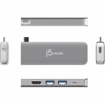 Док-станция j5create Ultradrive Kit USB Type-C - USB-C PD 3.0/USB-C 3.1/HDMI/USB-A 3.1x2/4K HDMI SD/microSD JCD389