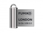 USB Flash Drive 16Gb - Fumiko London USB 2.0 Silver FLO-03