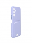 Чехол Neypo для Tecno Pova 4 Pocket Matte Silicone с карманом Lilac NPM57196