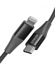Аксессуар Anker PowerLine+ II USB-C - Lightning 90cm Black A8652H11