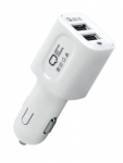 Зарядное устройство Qumo Charger 0020 Dual Quick Charge 3.0 White 21788