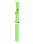 Аксессуар Ремешок mObility для APPLE Watch S3 / S4 / S5 SE / S6 38-40mm Green УТ000027890