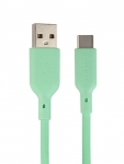 Аксессуар Qumo USB-A - Type-C 1m Green 32963