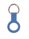 Чехол-брелок Hoco для APPLE AirTag Silicone+Metallic Light Blue УТ000025632