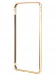 Чехол-бампер Ainy for iPhone 6 Plus Gold QC-A014L