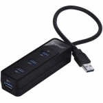 Хаб USB Orico W5PH4-U3-BK 4-Ports Black