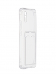 Чехол Zibelino для Xiaomi Redmi 9A Silicone Card Holder Case Transparent ZSCH-XMI-RDM-9A-CAM-TRN