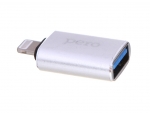 Аксессуар Pero AD02 OTG Lightning - USB 3.0 Silver PRAD02LTSR