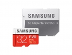 Карта памяти 32Gb - Samsung - Micro Secure Digital HC EVO Plus UHS-I Class 10 SAM-MB-MC32GARU с переходником под SD