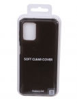 Чехол для Samsung Galaxy A12 Soft Clear Cover Black EF-QA125TBEGRU