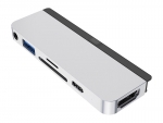 Хаб USB HyperDrive 6-in-1 USB-C Hub для APPLE iPad Pro Silver HD319B-SILVER