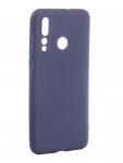 Чехол Brosco для Huawei Nova 4 Softtouch Silicone Blue HW-N4-TPU-ST-BLUE