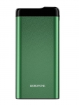 Внешний аккумулятор Borofone Power Bank BJ10 Golden Armor 10000mAh Dark Green