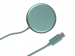 Зарядное устройство Baseus Simple Mini Magnetic Wireless Charger Green WXJK-H06