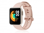 Aксессуар Ремешок DF для Xiaomi Mi Watch Lite Silicone Light Pink xiClassicband-06