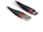 Аксессуар CBR USB - Type-C 2.1A 1m CB 502 Red