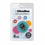 USB Flash Drive 4Gb - OltraMax 70 Black OM-4GB-70-Black