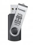 USB Flash Drive 16Gb - Fumiko Tokyo USB 2.0 Black FU16TOBLACK-01 / FTO-03