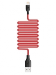 Аксессуар Exployd Keen USB - Lightning 2.1A 1.0m Red EX-K-1188