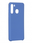 Чехол Innovation для Samsung Galaxy A21 Silicone Cover Blue 16842