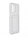 Чехол Zibelino для Samsung Galaxy A23 4G A235 Silicone Card Holder Transparent ZSCH-SAM-A235-CAM-TRN
