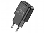 Зарядное устройство Borofone BA64A USB 2.1A Black 6974443383829