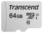 Карта памяти 64Gb - Transcend 300S MicroSDHC Class 10 UHS-I TS64GUSD300S