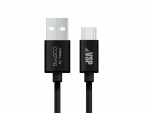 Аксессуар BoraSCO USB - Type-C 1m Black 37340
