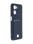 Чехол Neypo для Oppo A57s Pocket Matte Silicone с карманом Dark Blue NPM60864