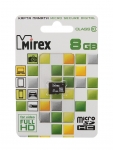 Карта памяти 8Gb - Mirex - Micro Secure Digital HC Class 10 13612-MC10SD08