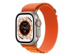 Умные часы APPLE Watch Ultra GPS + Cellular 49mm Titanium Case with Orange Alpine Loop - M