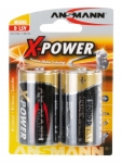Батарейка D - Ansmann X-Power LR20 BL2 (2 штуки) 5015633 / 9463