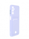 Чехол Neypo для Samsung A14 4G Pocket Matte Silicone с карманом Lilac NPM59506