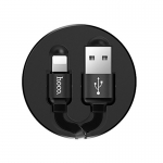 Аксессуар Hoco U23 Resilient USB - Lightning 92cm Black 6957531057246