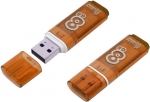 USB Flash Drive 8Gb - SmartBuy Glossy Orange SB8GBGS-Or