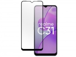 Защитное стекло Red Line для Realme C31 Full Screen Tempered Glass Full Glue Black УТ000033174